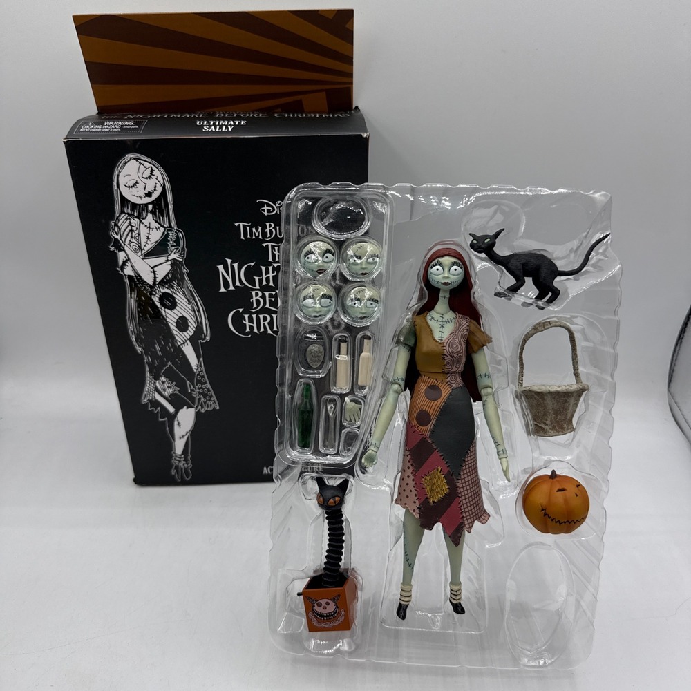 NECA Ultimate Sally Action Figure Nightmare Before Christmas Incomplete